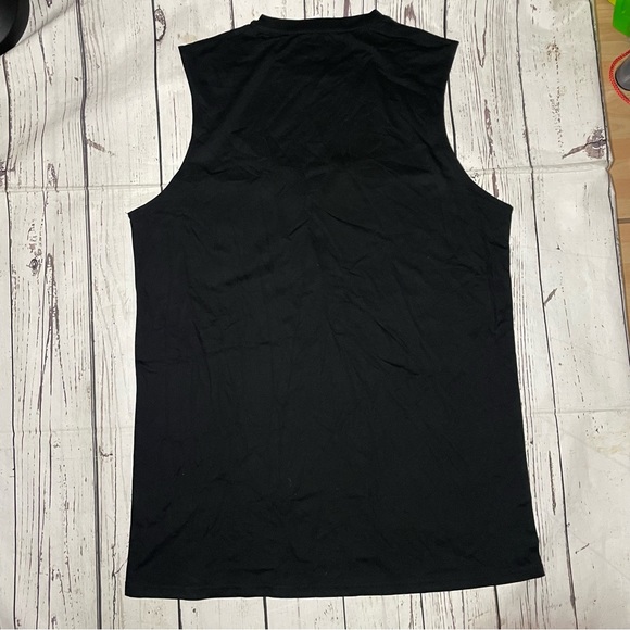 Def Leppard 1983 "Rock & Roll" Women's Black Sleeveless Graphic Tank shirt dress - Picture 2 of 6